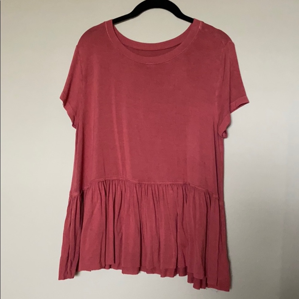 Coral Blouse/Tee